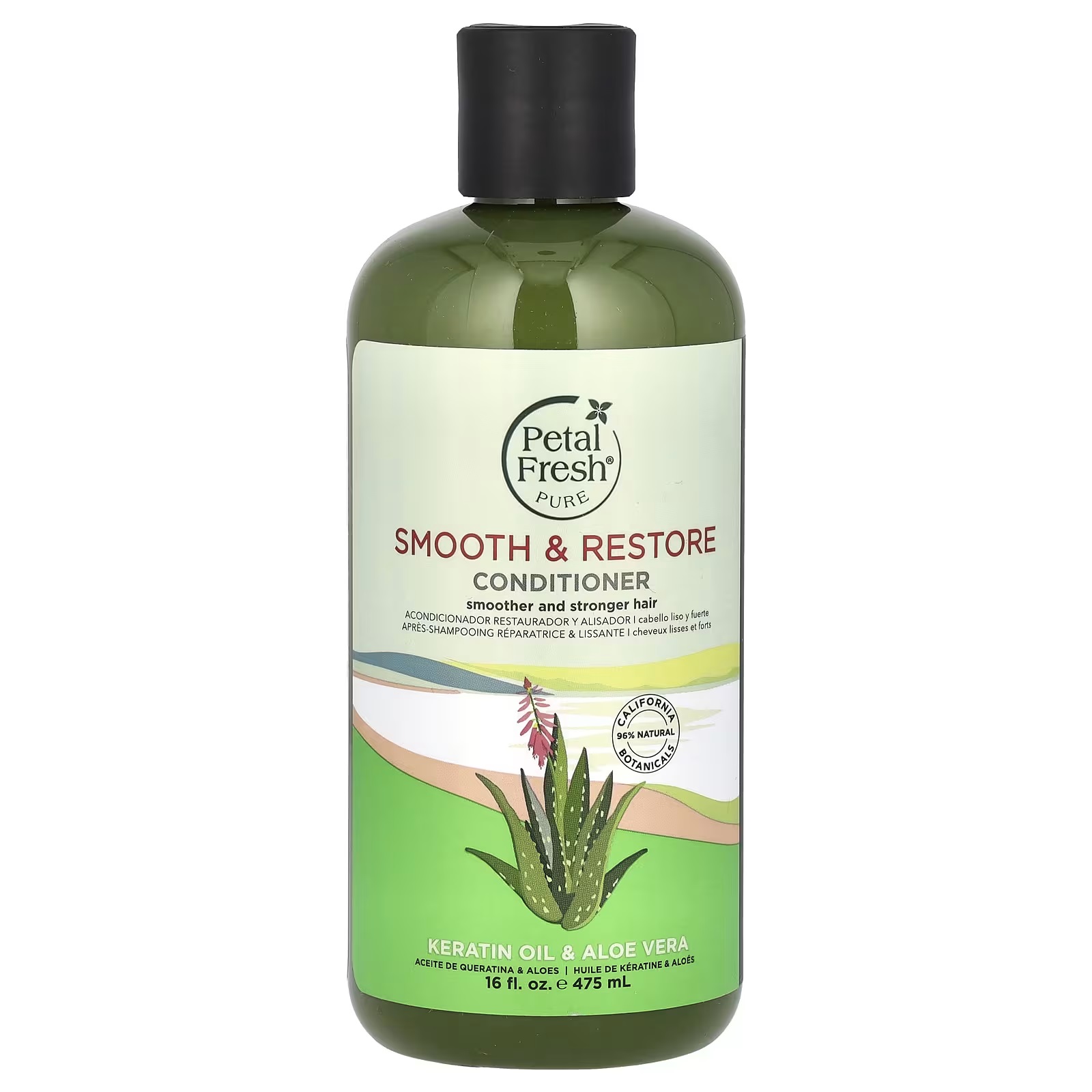 Petal Fresh Smooth & Restore Keratin & Aloe Vera Shampoo 16oz