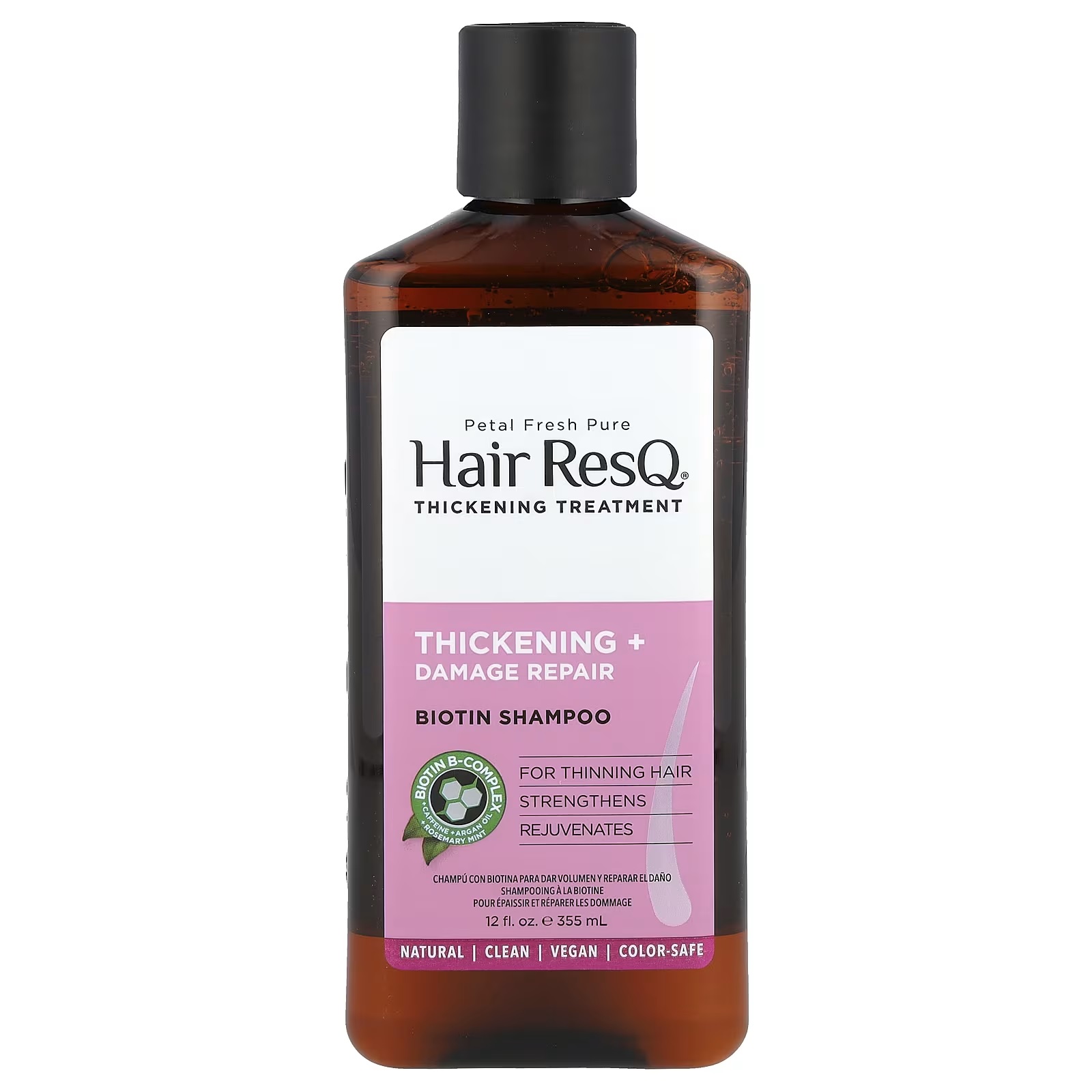 Petal Fresh Hair ResQ Thickening + Damage Repair Biotin Shampoo 355ml