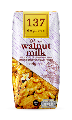 137°c Degrees Walnut Milk Original 180ml 