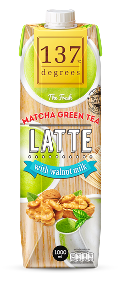 137°c Degrees Walnut Milk with Matcha Green Tea 