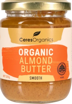 Ceres Organics Organic Almond Butter (Smooth) 220g