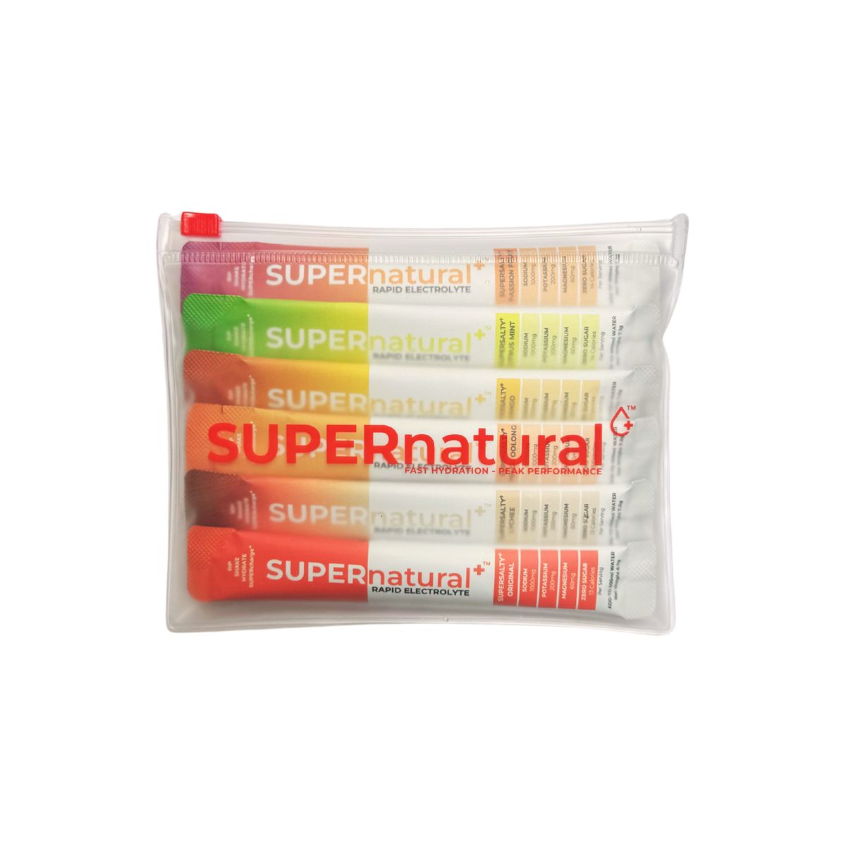 Supernatural+速效电解质冲剂- 混合味道 6包装