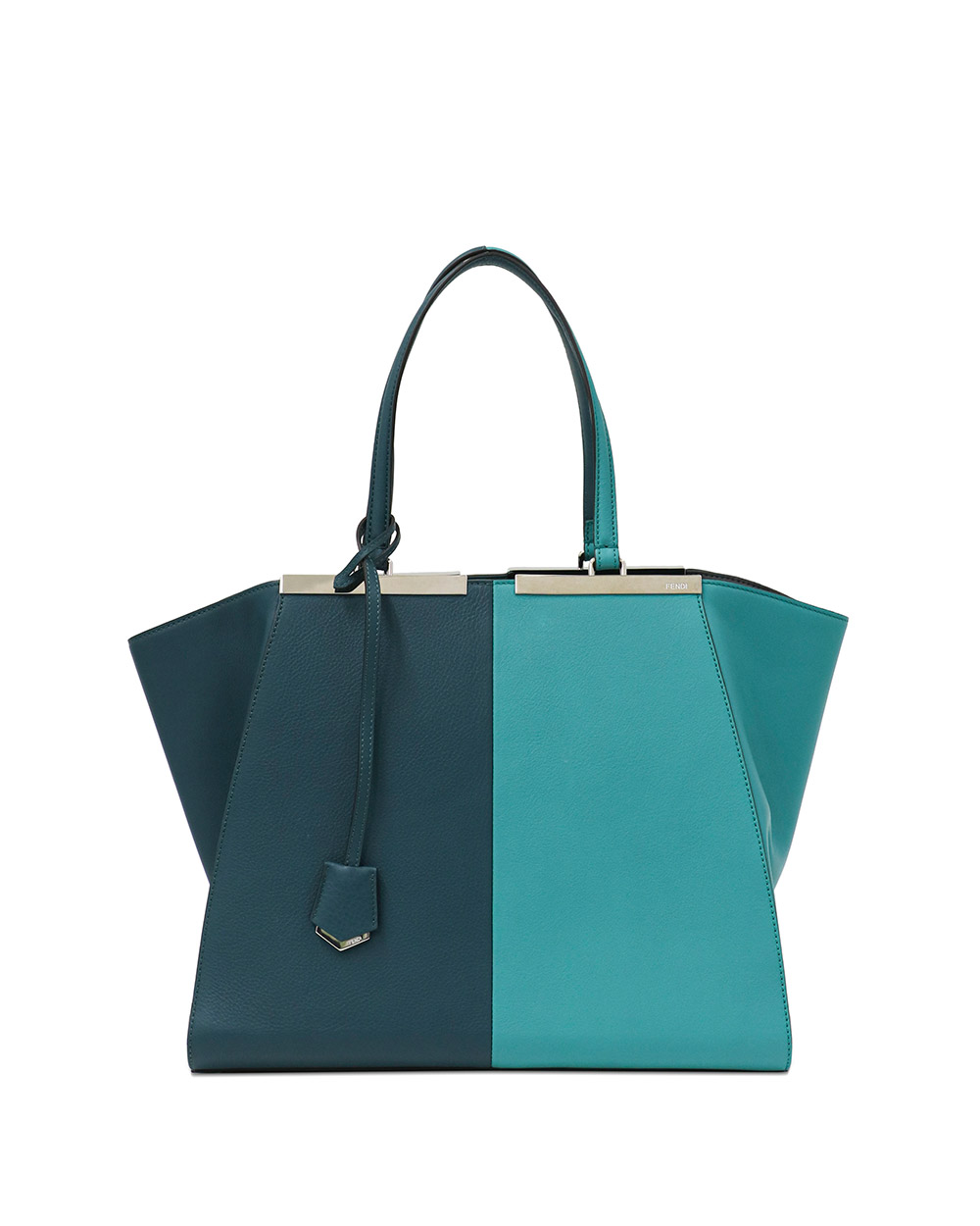 plain leather tote