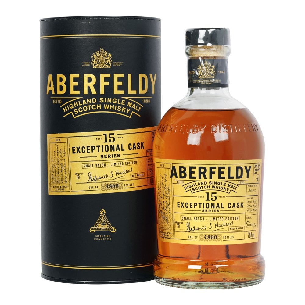 Aberfeldy 15 Years Old Sherry Finish - Exceptional Cask Series (700ml)
