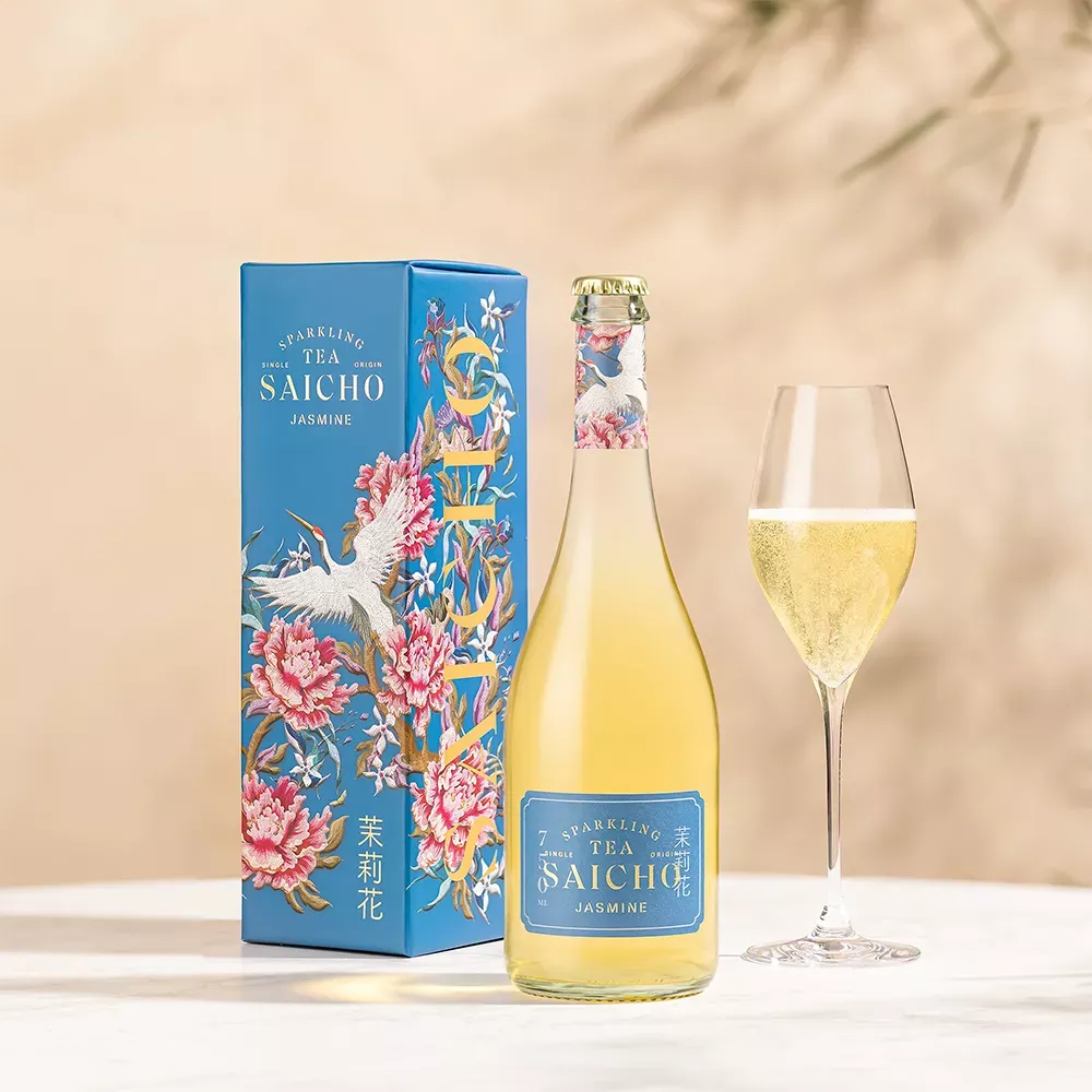 Saicho Sparkling Tea - Jasmine (with gift box) (750ml)