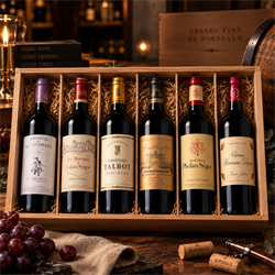 波爾多列級裝紅酒精選 (六支裝) Bordeaux Red Wine Set (6 Bottles)