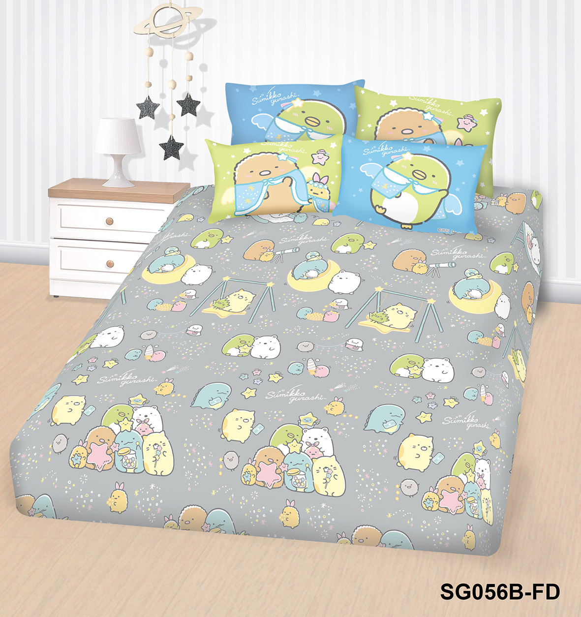高密度純棉卡通系列 - 角落小夥伴  #SG056B