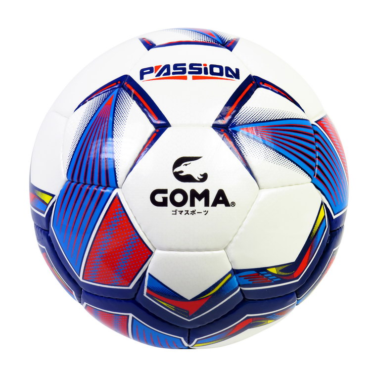 GOMA Passion 4 號足球, 手縫韓國PU皮白底藍紅花