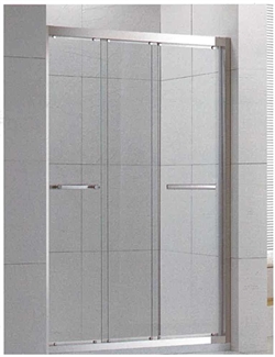 不銹鋼三門全活雙向趟門浴屏(可做方形)W-810(舊型號BR-05)