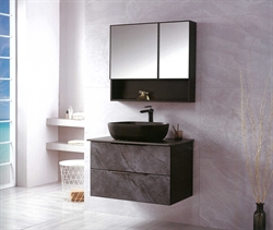 1.5加厚鋁型材配岩板門 B01-80T