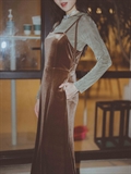Velour Cami Dress 
