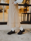 Pleated Midi Skirt 