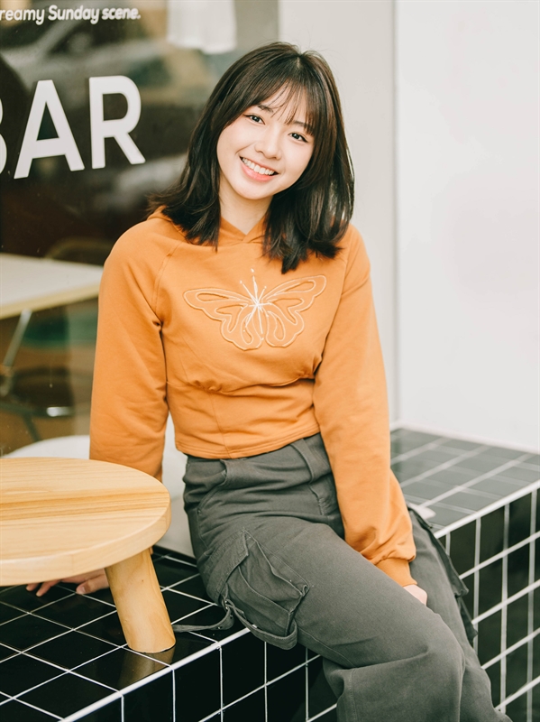 Embroidered Butterfly Hoodie