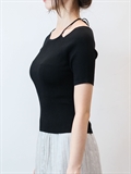 Halter Neck Knit Top 