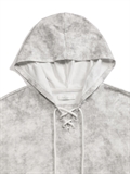  Wash Effect Hooded Sweatshirt