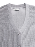  Colour Blocking Knit Cardigan