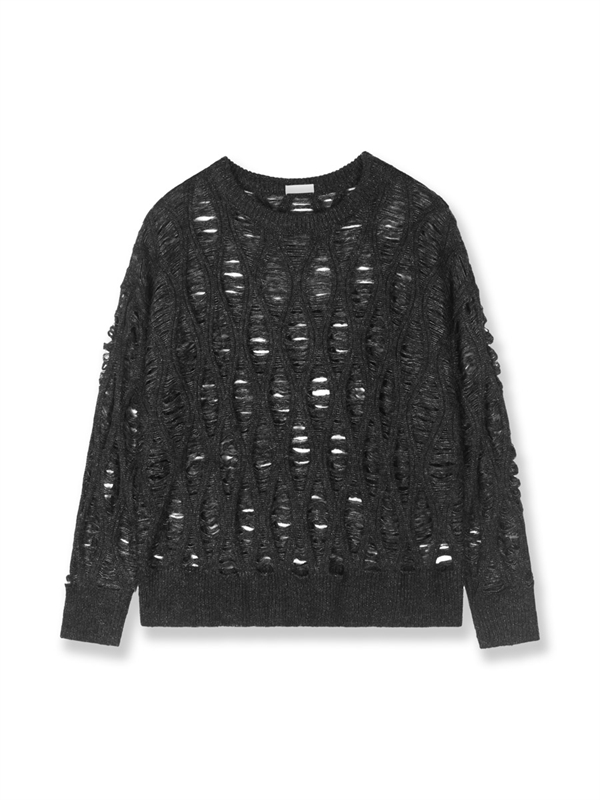 Cut-Out Knit Sweater 