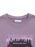  Photo Print Washed Sweatshirt
