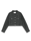 Cropped Contrast Stitch Jacket 
