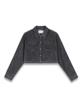 Tie Dyed Corduroy Cropped Jacket 