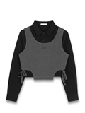  2in1 Set Shirt With Vest