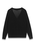 V-Neck Hole Knit Cardigan 