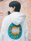  Tamagotchi Embroidered Hoodie