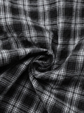  Check Pattern Shirt With Hood