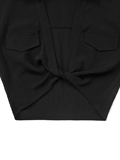 Twist Shirt With Cami Top Set 