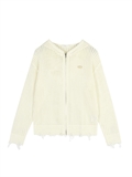  Unisex Logo Hooded Cardigan