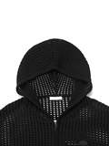  Unisex Logo Hooded Cardigan