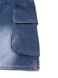  Flip Pocket Denim Skirt