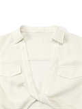 Twist Shirt With Cami Top Set 