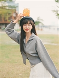 2-Way Zip High Neck Cardigan 