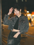  Red Stitching Denim Jacket