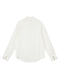 Lacy Pintucked Poplin Shirt 