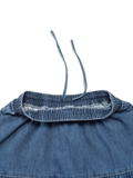 Denim Gradient Tiered Skirt 
