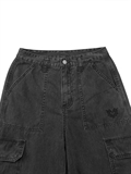  Washed Pocket Cargo Pants