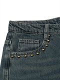  Wide Leg Jeans With Studs