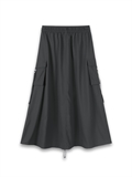 Adjustable Hem Cargo Skirt 