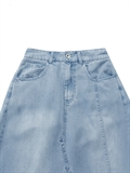  A-line Denim Skirt