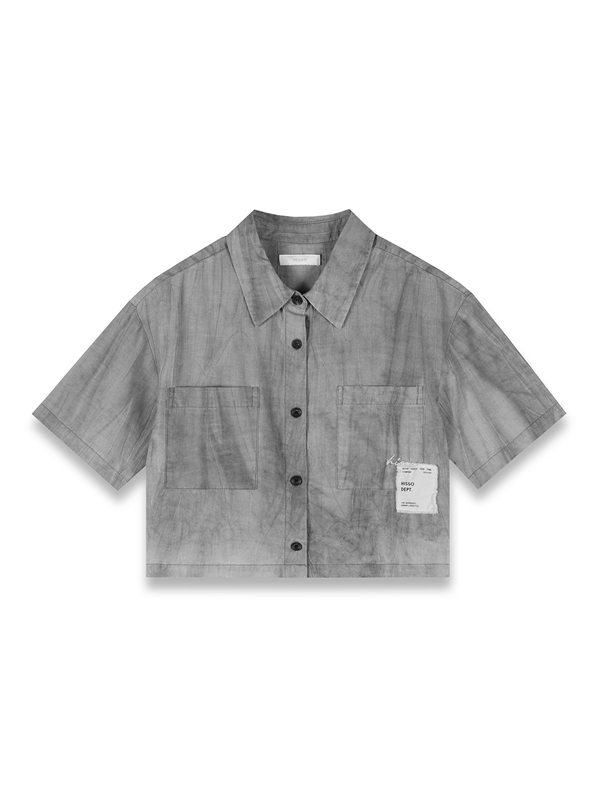 Wash Effect Pockets Shirt