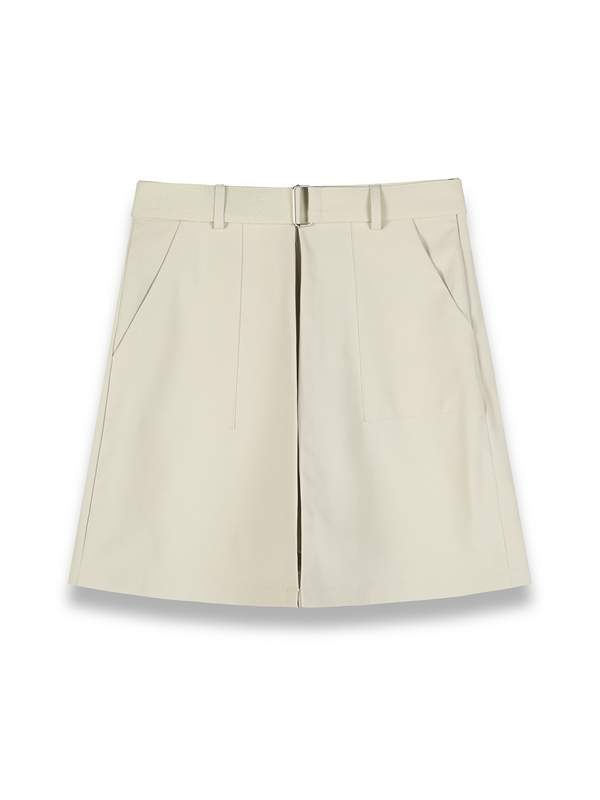 Belted Wide Leg Shorts 