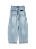  Washed Wide Leg Jeans