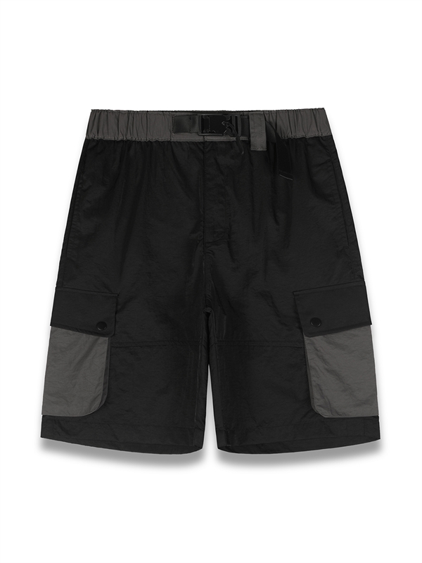 Patchwork Cargo Shorts