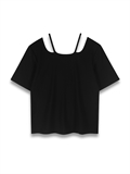 Halter Neck Rib Tee 