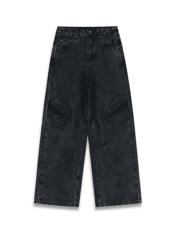 Wash Cut Out Long Pants
