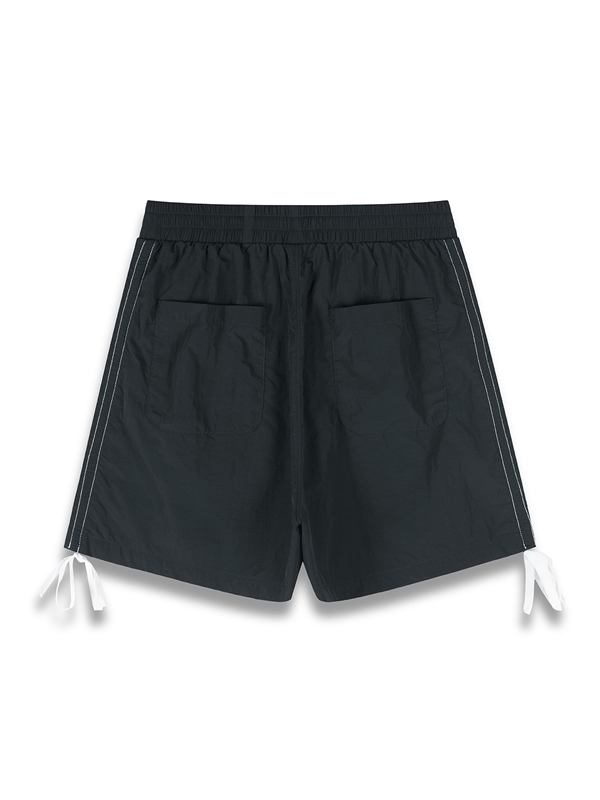 Contrast Colour Drawstring Shorts