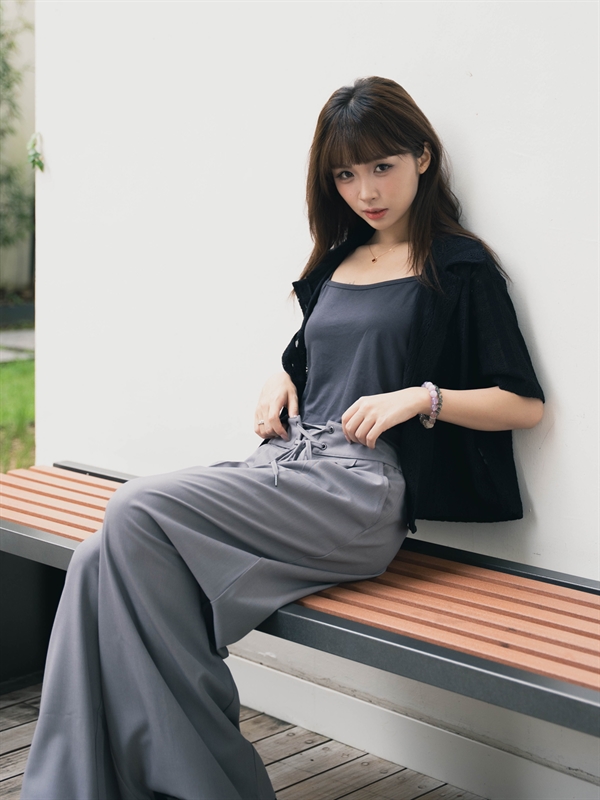 Belted Straight Leg Pants 