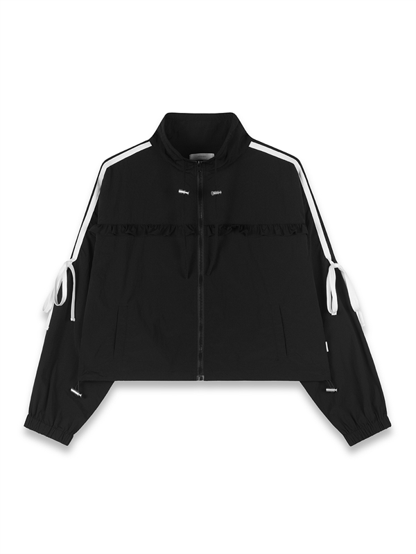 Ribbon Details Ruffle Outer